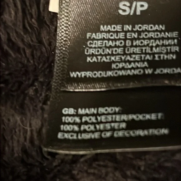 The North Face Women's Black Plush Fleece Jacket SMALL - Picture 9 of 9